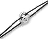 bracelet cordon entrelacs noir le 3g
